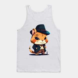 Cute pet, funny pet, boss pet, pirate pet, gangster pet, lovely pet. Tank Top